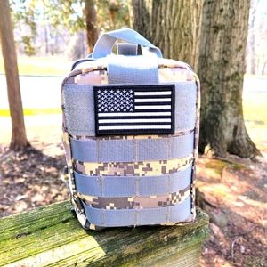 152 pieces of Emergency survival kit with first aid bag for Camping, Hiking